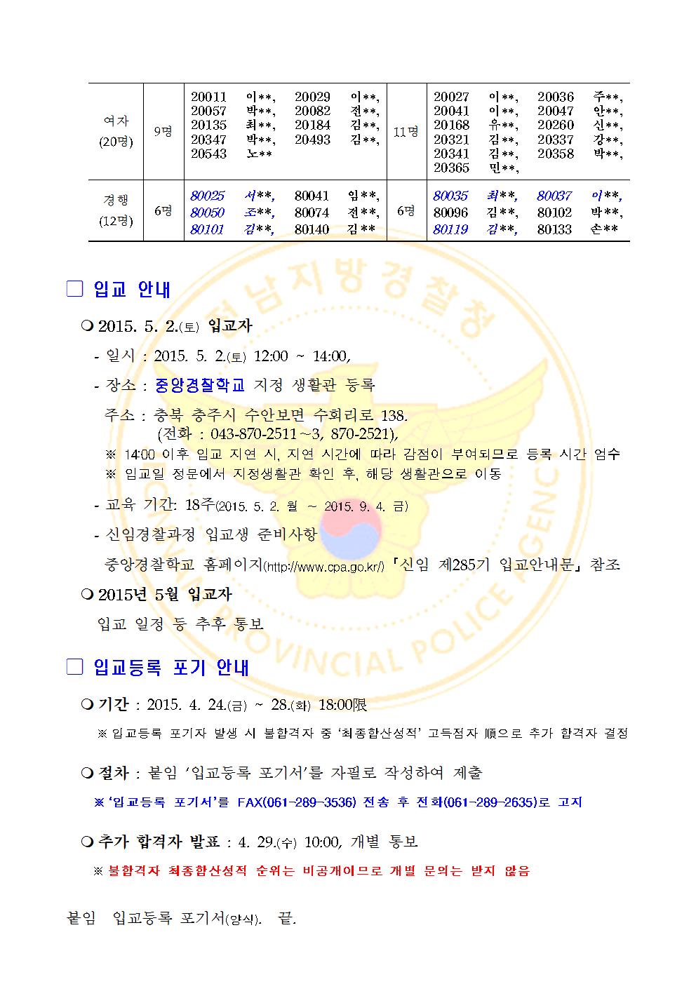 2015년 1차 최종합격자 (전남2).jpg