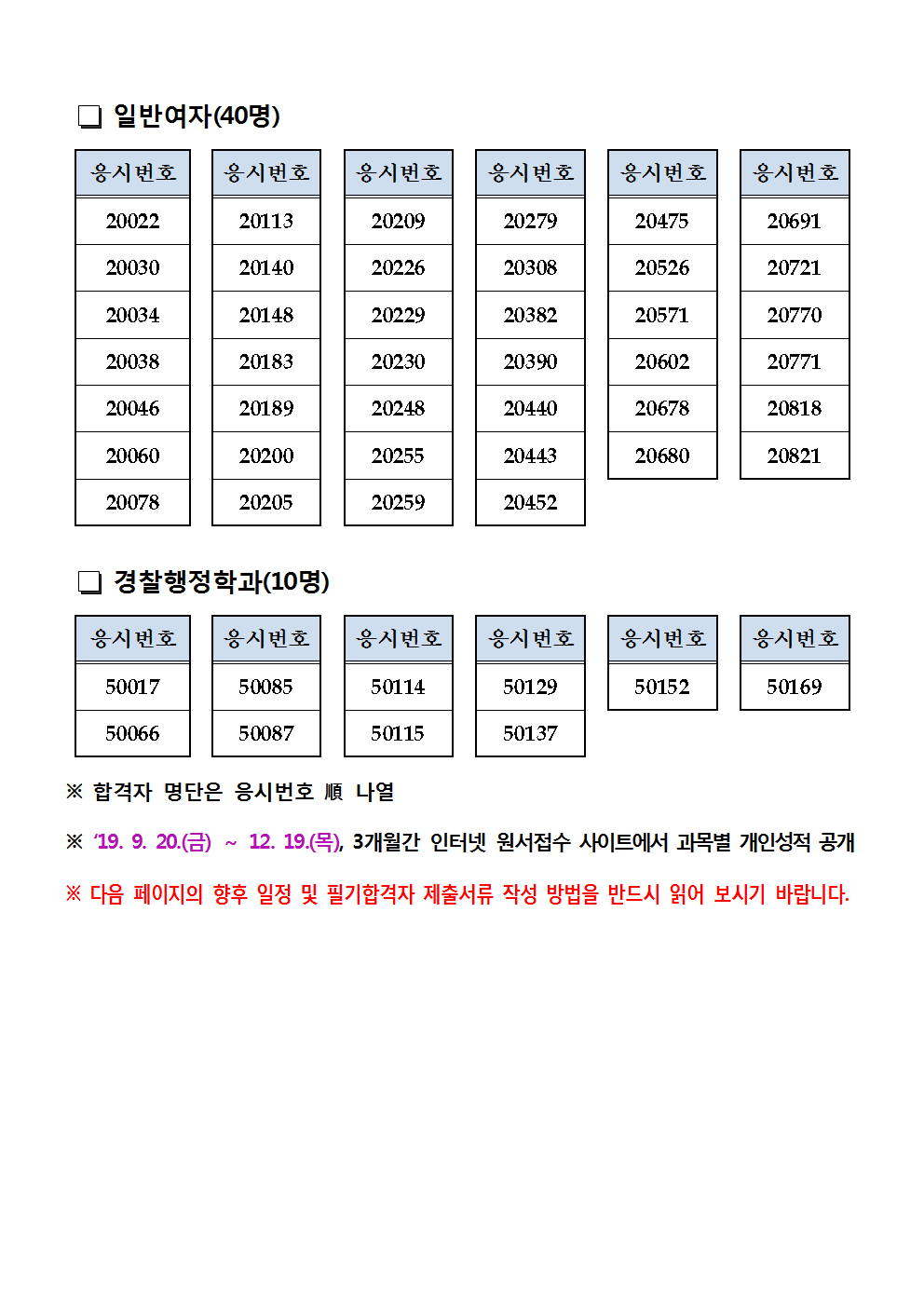 부산-01.2019년 제2차 경찰공무원(순경) 채용 필기시험 합격자 공고문(부산청)002.png